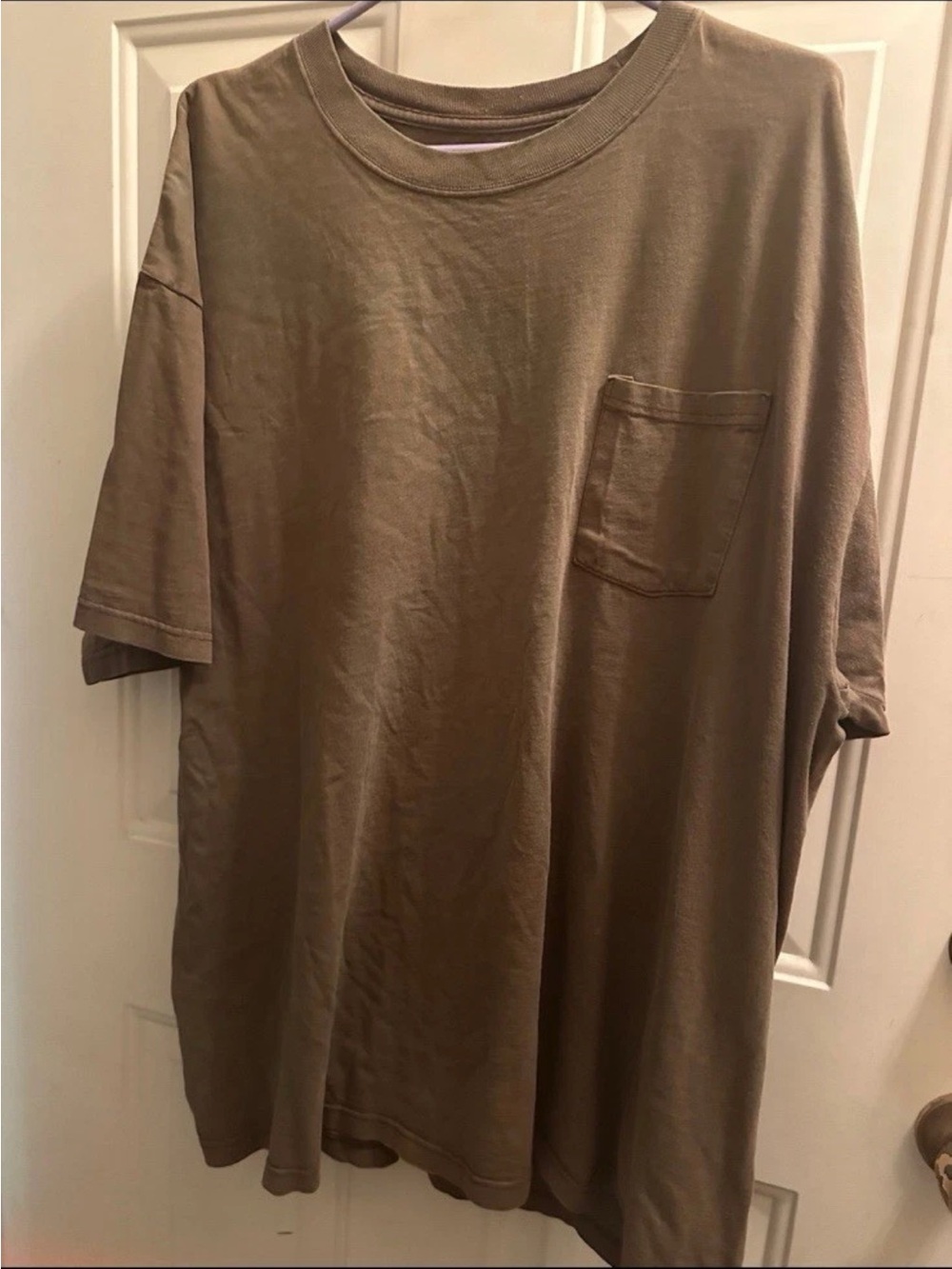 Dickies Shirt Size 2XL XXL Green Pocket Tee Short Sleeve Adult Top Workwear Mens